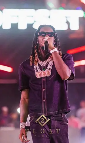 Offset wearing Bottega Veneta shirt