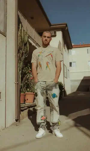 Angus Cloud wearing Saye sneakers