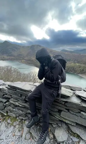 Central Cee wearing Arc'teryx jacket