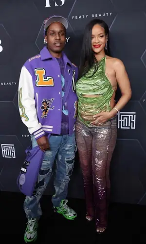 Rihanna wearing The Attico pants