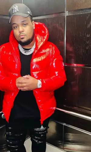 Jerry Production wearing Amiri jeans