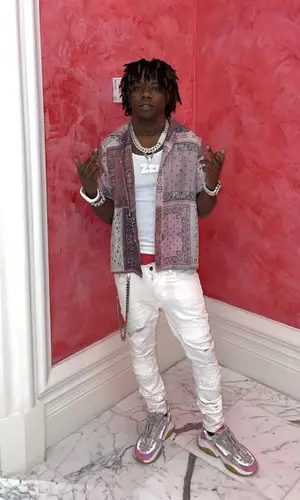 Jackboy wearing Amiri shirt