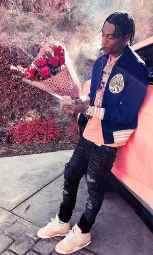 Soulja Boy wearing Amiri jeans
