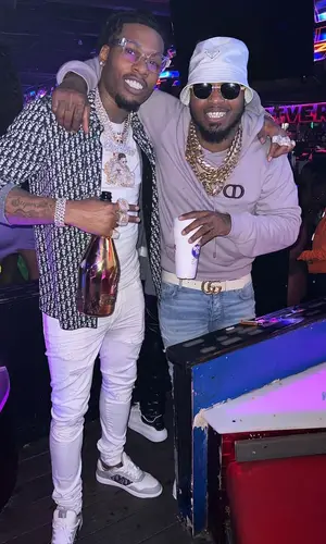 Big Smooth wearing Dior hoody