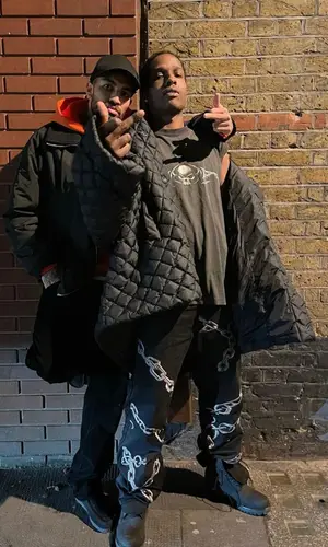 ASAP Rocky wearing Timberland boots