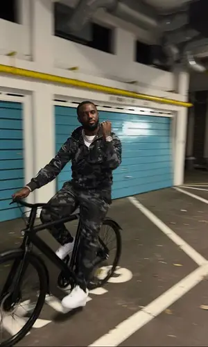 Headie One wearing Bape hoody