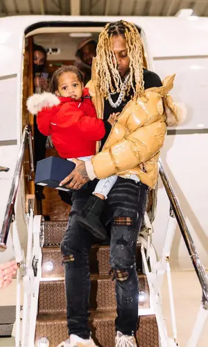 Lil Durk wearing Dolce & Gabbana t-shirt