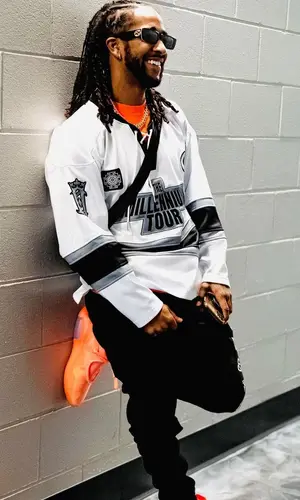 Omarion wearing Fear of God sneakers