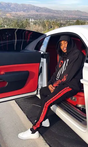 DDG wearing Vlone hoody