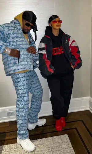 Offset wearing Supreme jeans