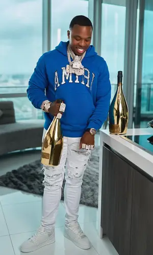 BandMan Kevo wearing Amiri hoody