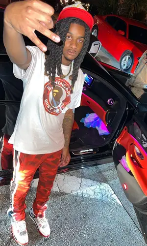 FCG Heem wearing Chrome Hearts cap