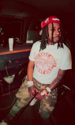 Babyface Ray wearing Gallery Dept. t-shirt
