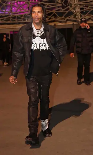 Lil Baby wearing Celine top