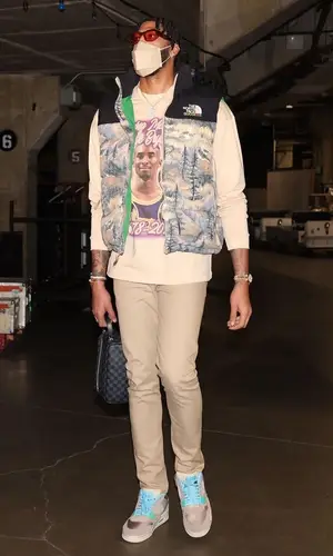 Anthony Davis wearing Henry Mask other