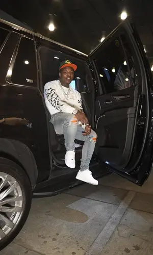 Lil Zay Osama wearing Chrome Hearts cap
