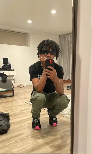 Lil Keel wearing Anti Social Social Club t-shirt