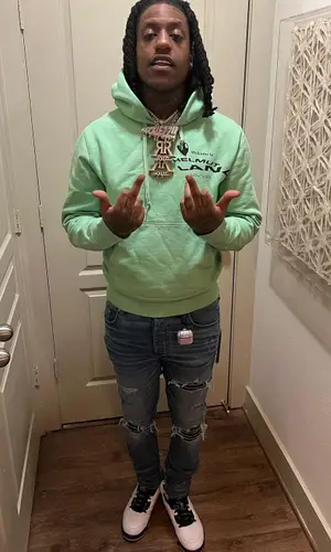 Rico Recklezz wearing Jordan other