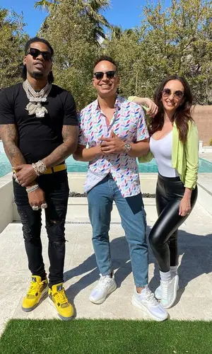 CJ So Cool wearing Fendi belt