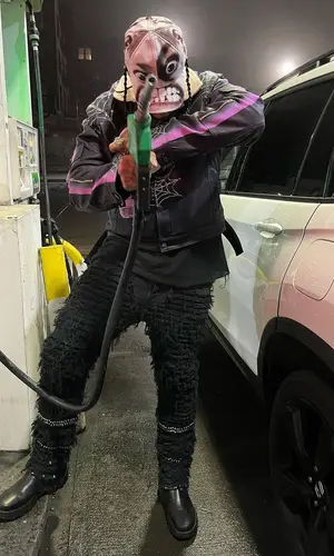 Sosmula’s Outfit in Spider Worldwide Jacket, 1017 Alyx 9SM Jeans & Alyx Boots (2022)