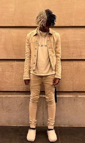 Ken Carson wearing Rick Owens jacket