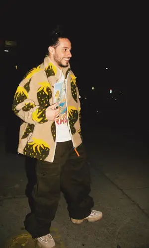 Russ wearing JW Anderson jacket