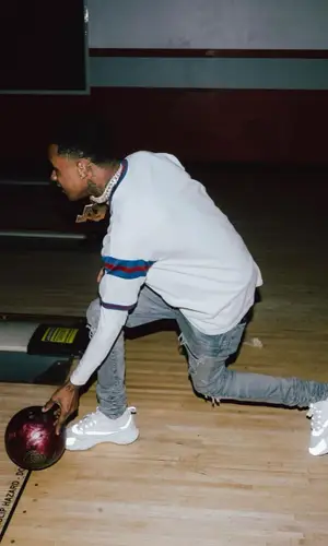 Almighty Jay wearing Amiri jeans