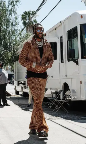 2 Chainz wearing Marni trousers