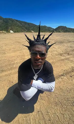 Lil Uzi Vert wearing Rick Owens pants
