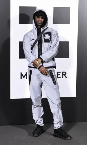 Skepta wearing Moncler jacket