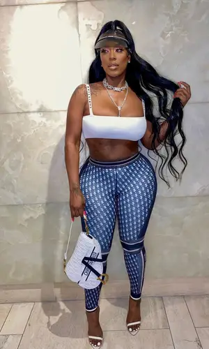 Kash Doll’s Outfit in Dior Eyewear & Tom Ford Sandals (2022)