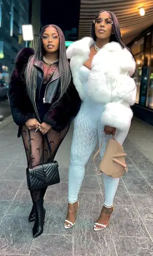 Kash Doll wearing Cartier eyewear
