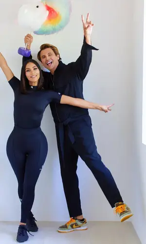 Kim Kardashian wearing Balenciaga pants