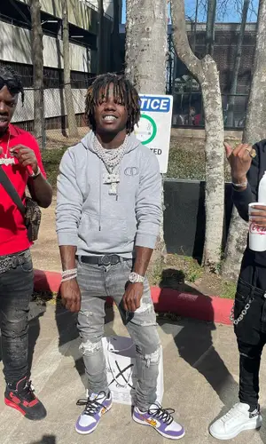 Jackboy wearing Dior sweatshirt