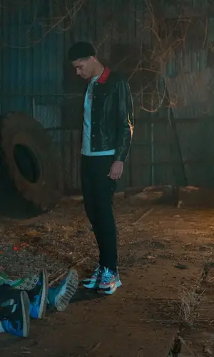 Jay Critch wearing Amiri jeans