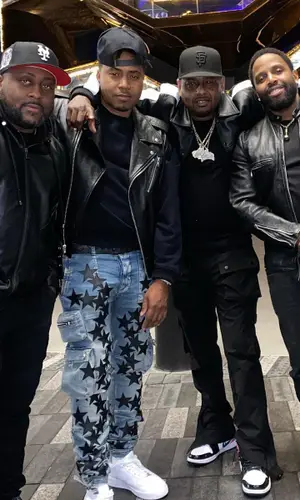 Nas wearing Bottega Veneta belt