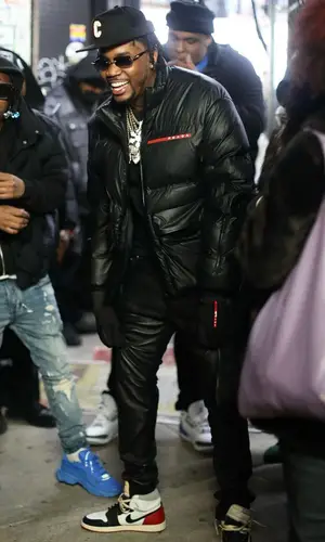 Fivio Foreign wearing Celine cap
