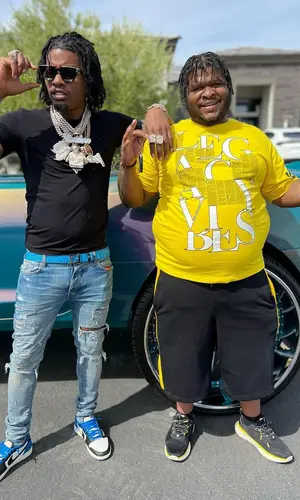 CJ So Cool wearing Fendi belt