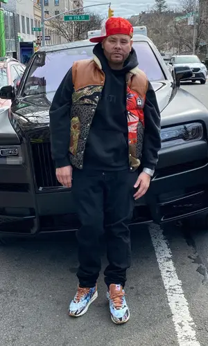 Fat Joe wearing Louis Vuitton cap