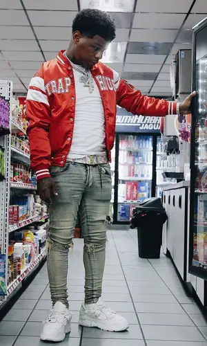 Rylo Rodriguez wearing Louis Vuitton belt