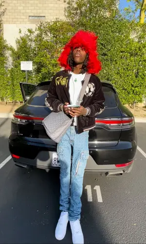 Yung Bans’ Outfit in Chrome Hearts Jacket, Goyard Belt & Matty Boy (2022)
