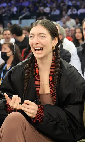 Lorde wearing Prada boots