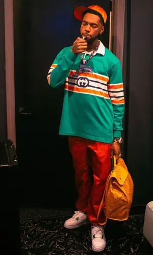 Key Glock wearing Gucci hat