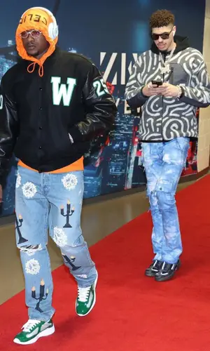 LaMelo Ball wearing Canada Goose jacket