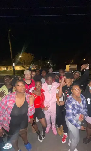 YNW BSlime’s Outfit in Palm Angels Jacket & Balenciaga Sneakers (2022)