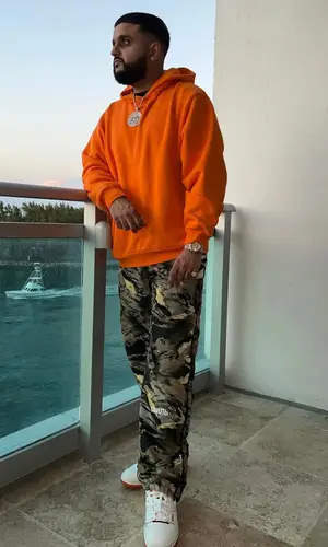 Nav’s Outfit in Marni Hoodie, Heron Preston Pants & New Balance Sneakers (2022)