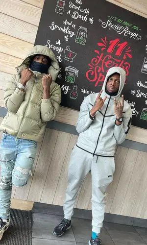 Russ Millions’ Outfit in Moncler Jacket, Amiri Jeans & Nike Sneakers (2022)
