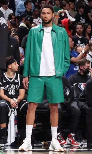Ben Simmons’ Outfit in Prada Jacket, Supreme T-Shirt & Sacai Sneakers (2022)