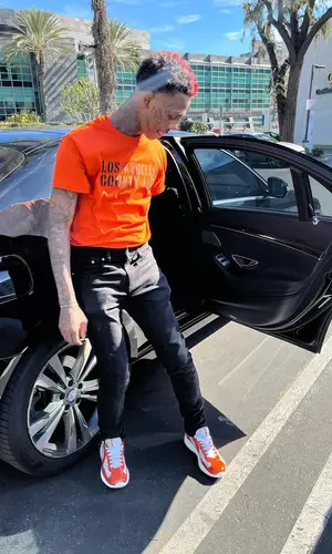 Famous Dex wearing Vintage t-shirt