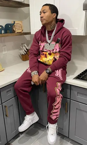 Lil Meech wearing Itami hoody